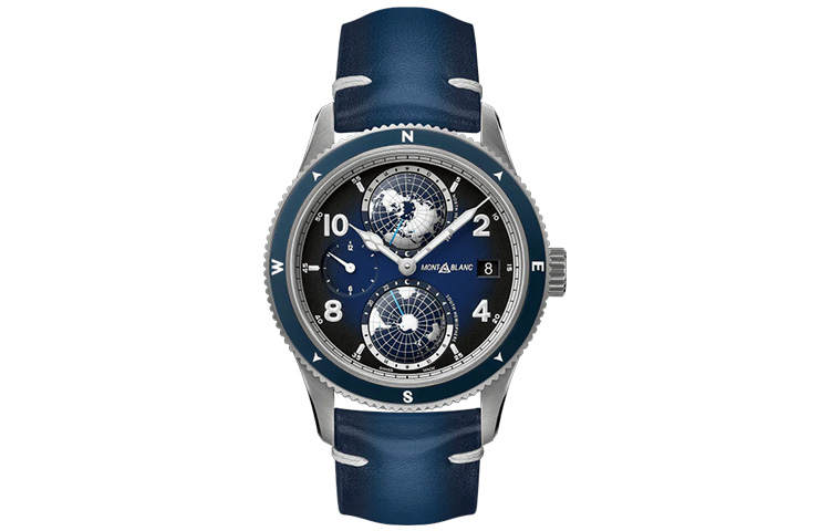 MONTBLANC Automatic Mechanical Movement Men's Watches Watch 42mm Blue Dial Titanium Watch Case