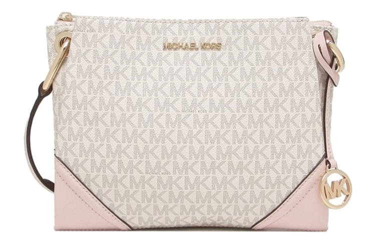 MICHAEL KORS Nicole Leather Trunk Bag, Shoulder Bag, Crossbody Bag Small Women's Pink