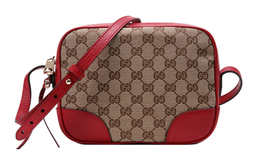 GUCCI Leather Camera Bag, Crossbody Bag, Shoulder Bag Women's