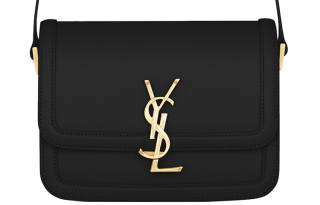 SAINT LAURENT SOLFERINO Leather Crossbody Bags Small Women's Black