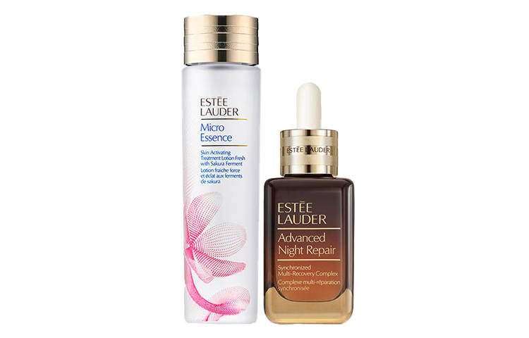 ESTEE LAUDER Cherry Blossom Water Small Brown Bottle Skincare Sets Moisturizing And Nourishing Hydrating Oil Control