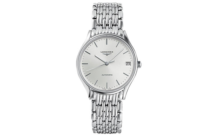 LONGINES Lvya Collection Automatic Mechanical Movement Women's Watch 30mm Silver Dial Stainless Steel Case