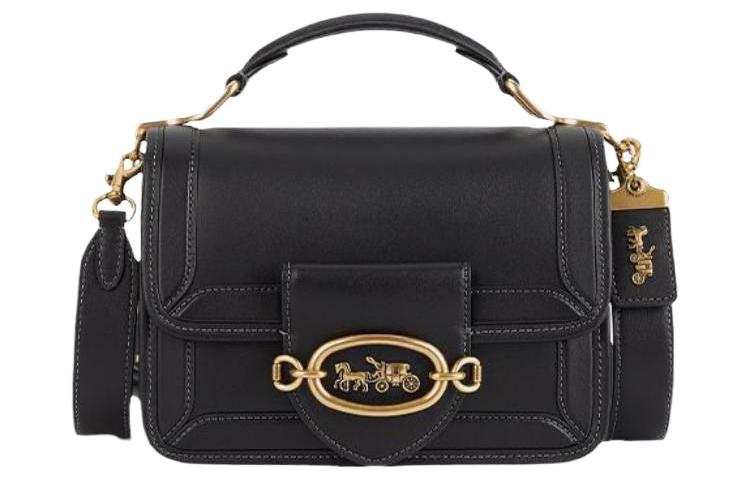 COACH Hero Cow Leather Handbag, Crossbody Bag Small Women's