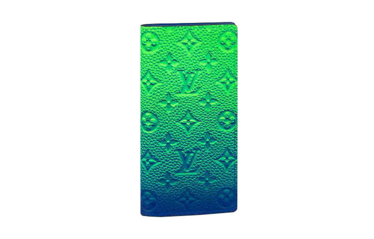 LOUIS VUITTON LOUIS VUITTON Pf Brazza Taurillon Illusion Blue/Green