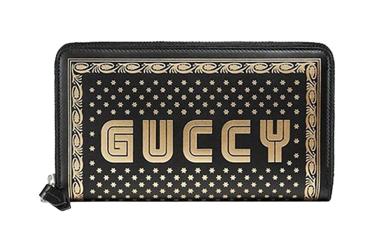 GUCCI GUCCI Leather Wallet Unisex Black