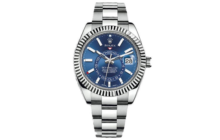 ROLEX Voyager Collection Automatic Mechanical Movement 100m Waterproof Men's Watches Watch 42mm Blue Dial