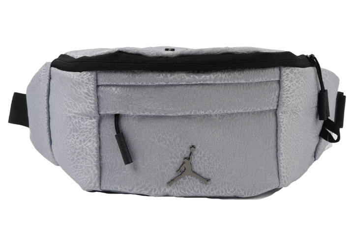 Jordan Jordan Polyester Sling Bag, Crossbody Bag, Fanny Pack Regular Unisex Gray