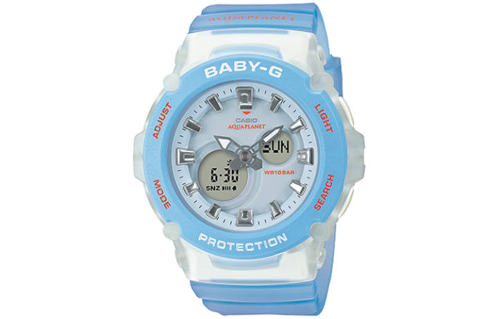 CASIO CASIO BABY G Collection Quartz Movement Watch 46.3*42.2mm Women's Watch White Dial BGA 270AQ 2A