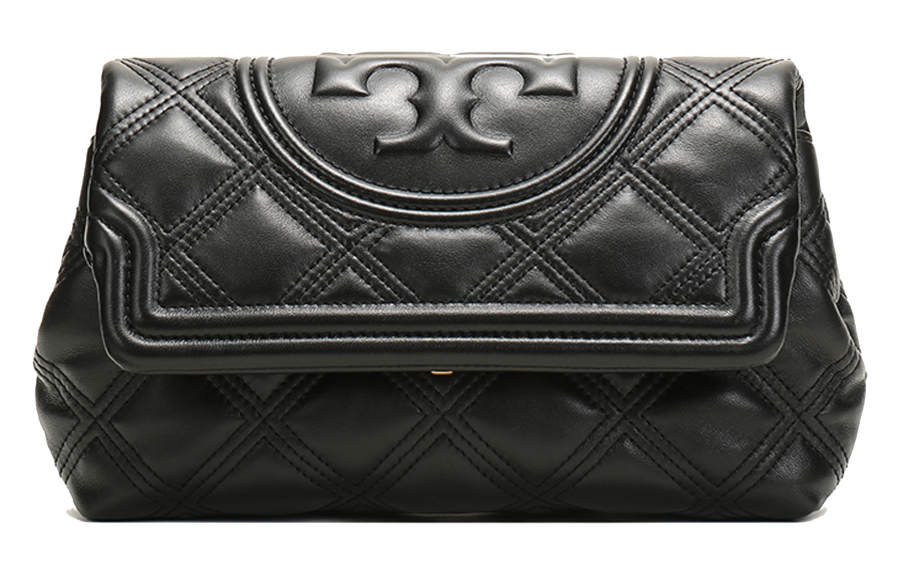 TORY BURCH Sheepskin Clutch Regular Women's Black