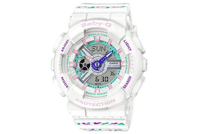 CASIO CASIO Women's BABY-G White Watch BA-110TH-7A