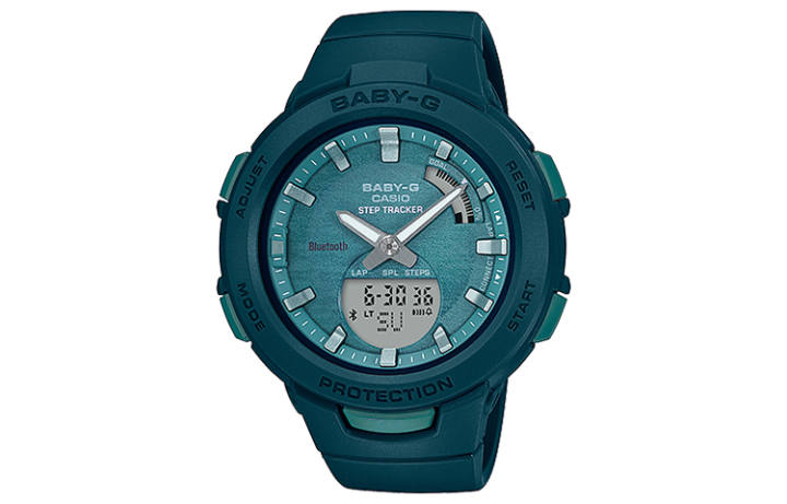 CASIO CASIO Women's BABY-G Green Watch BSA-B100AC-3A