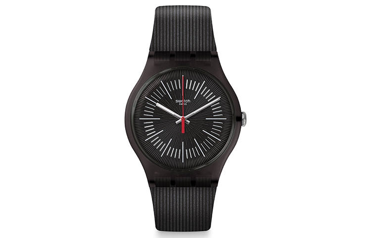 SWATCH SWATCH Unisex 41mm Black Watch SUOB178