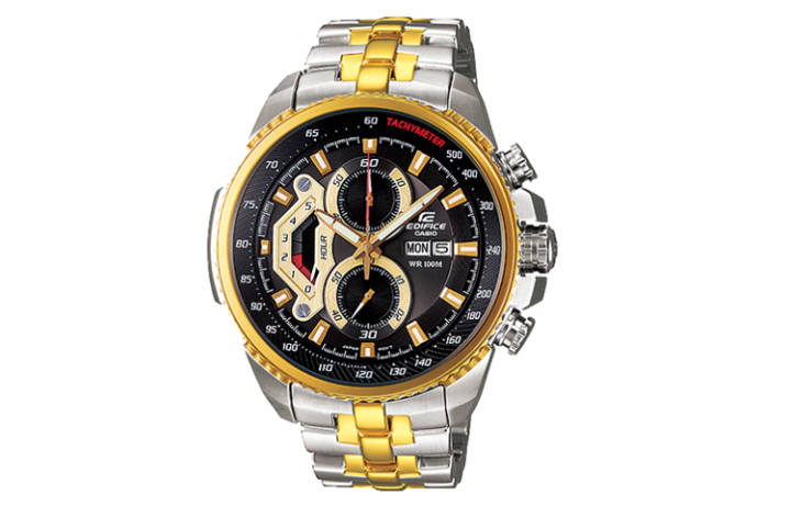 CASIO CASIO Men EDIFICE Gold Watch EF-558SG-1A