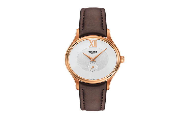 TISSOT Premium Collection Quartz Movement Women's Watch 31.4mm 28*31.4mm Gray Dial Stainless Steel Case