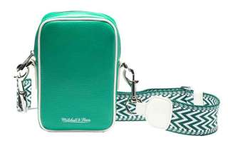 Mitchell Ness PVC Cell Phone Pouch, Shoulder Bag Unisex Electric Car Green