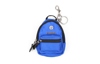 VERSUS Nylon Key Pouch Coin Purse Unisex Blue