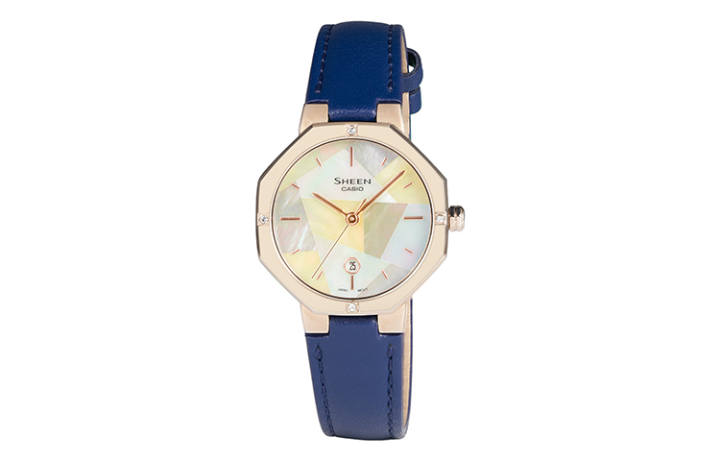 CASIO CASIO Women's SHEEN Mother Of Pearl Color Watch