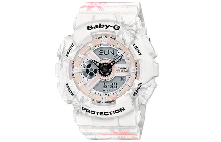CASIO CASIO Women's BABY-G 43.4mm White Watch BA-110CF-7A
