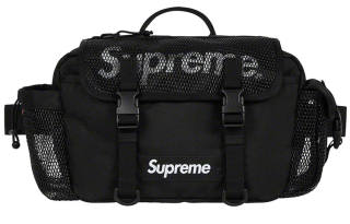 Supreme Oxford One Shoulder Crossbody Fanny Pack Regular Unisex Black