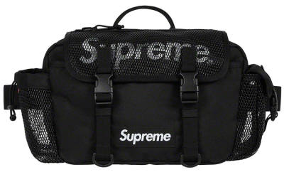 Supreme Oxford One Shoulder Crossbody Fanny Pack Regular Unisex Black