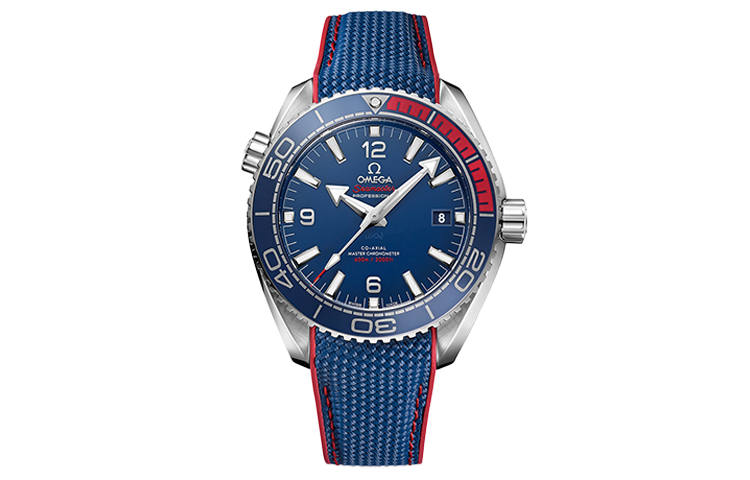 OMEGA Special Collection Automatic Mechanical Movement 500m Waterproof Men's Watches Watch 43.5mm Blue Dial