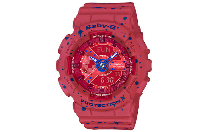 CASIO CASIO Women's BABY-G Red Watch BA-110ST-4A