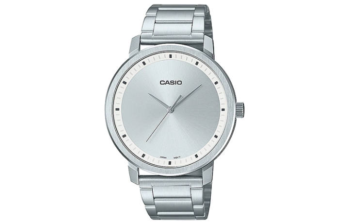 CASIO CASIO Men Standard Series Silver Watch MTP-B115D-7EV