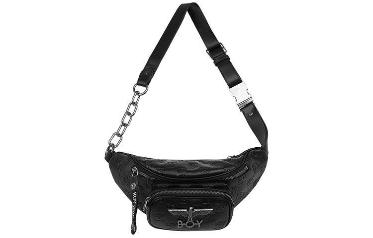 Boy London Leather Fanny Pack Regular Unisex Black