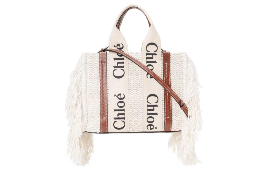 Chloé Chloe Chloé Bags Cotton Crossbody Handbag Regular Women's Brown