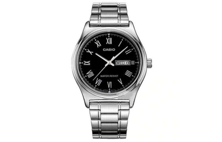 CASIO CASIO STANDARD Quartz Movement Stainless Steel Strap Watch Men's Watches Black Dial