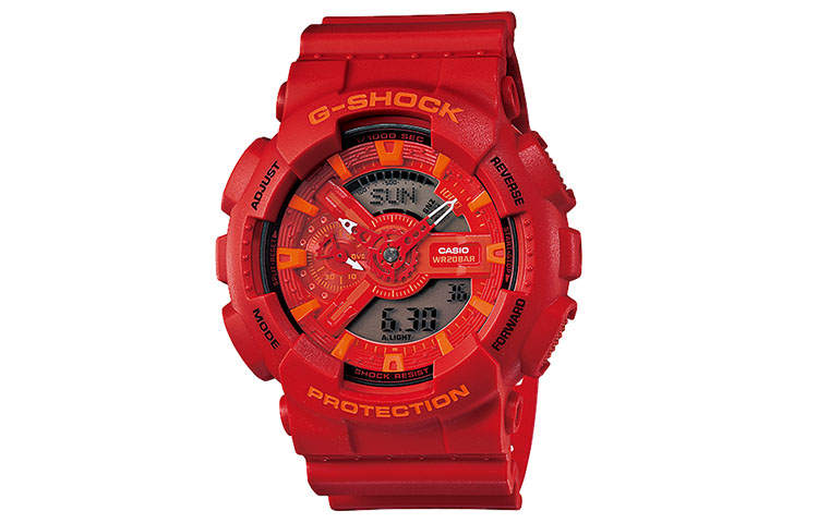 G-SHOCK G SHOCK Quartz Movement Resin Strap Watch Women's Watch Red Watch Dial