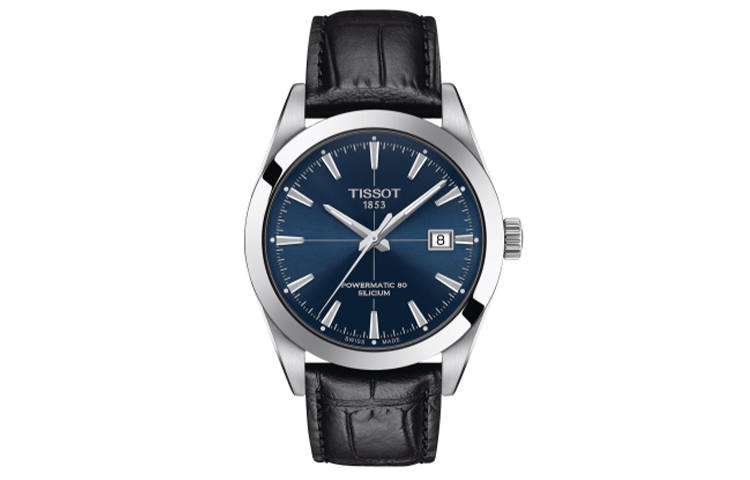 TISSOT Windy Collection Automatic Mechanical Movement 100m Waterproof Men's Watch Blue Dial