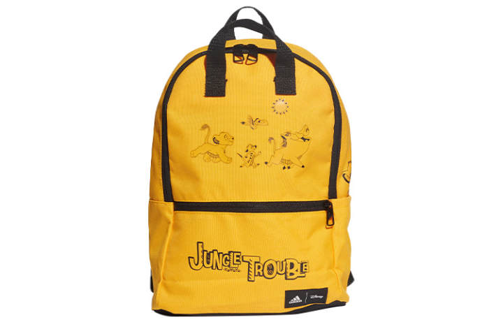 Adidas Adidas Disney The Lion King, Collaboration Cartoon Character Polyester Backpack Regular Unisex Yellow