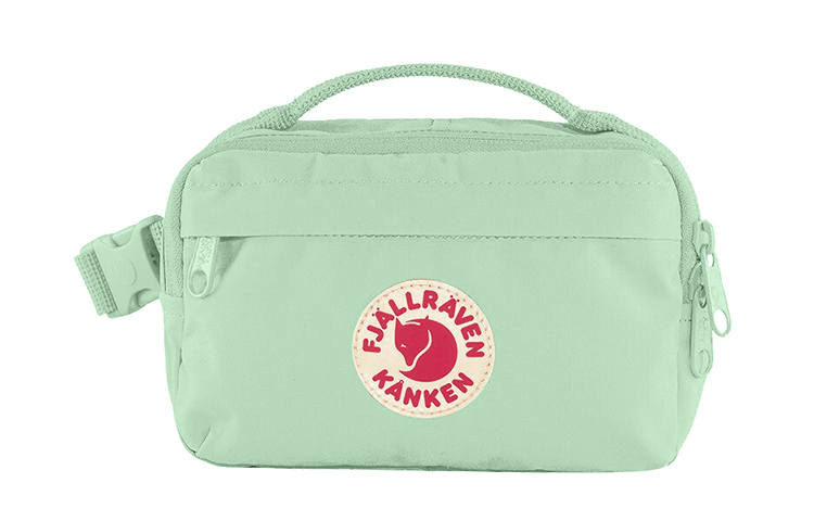 Fjallraven 2L Outdoor Sports Fanny Packs Canvas Mint Green Unisex