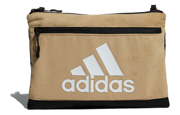 Adidas Adidas Polyester Portable Crossbody Bag, Shoulder Bag Unisex Light Khaki