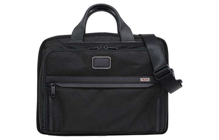 TUMI Alpha 3 Baller Nylon Briefcase, Laptop Bag, Shoulder Bag, Crossbody Bag, Handbag Large Men's Black