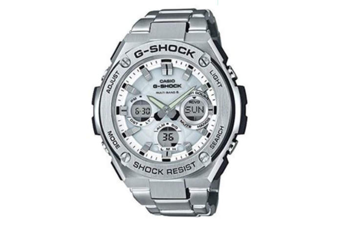 CASIO CASIO Men G-STEEL Series Silver Watch GST-W110D-7A