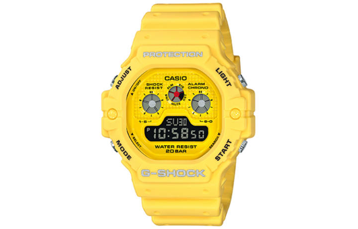 CASIO CASIO Women's G-SQUAD Series Yellow Watch DW-5900RS-9