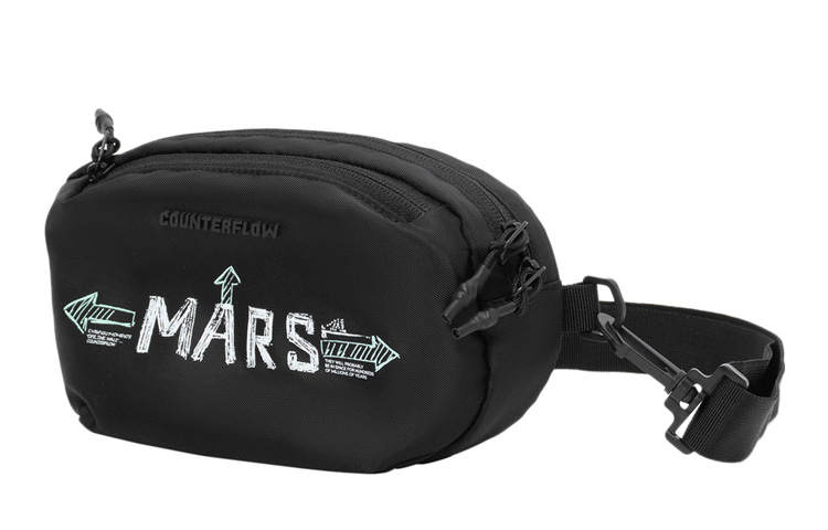 Li-Ning Li Ning Polyester Shoulder Bag, Crossbody Bag, Fanny Pack Regular Unisex Black