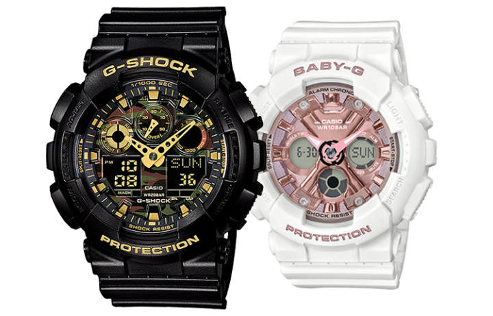 CASIO CASIO Unisex Pair Table Series Pink Watch