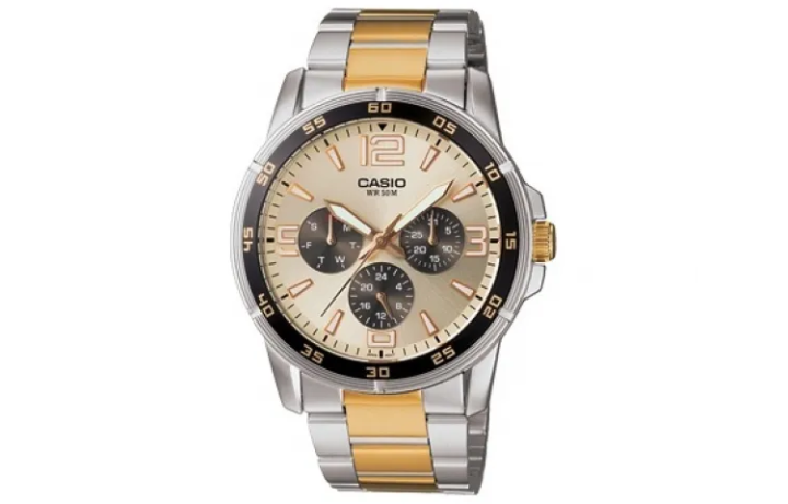 CASIO CASIO Men Standard Series Gold Watch MTP-1299SG-9AV
