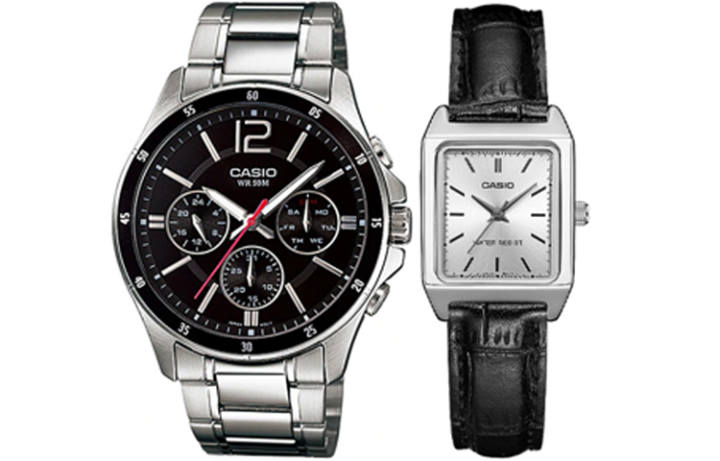 CASIO CASIO Unisex Pair Table Series Black Watch