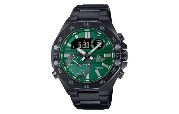 CASIO CASIO Men EDIFICE Green Watch ECB-10YDC-3APR