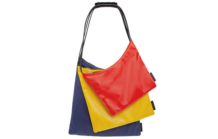 New Balance New Balance Nylon Shoulder Bag Women's Orange Yellow Blue