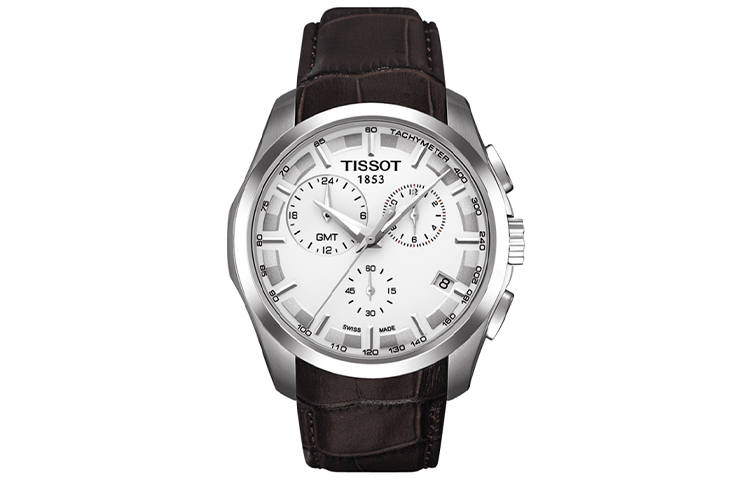 TISSOT Kutu Collection Quartz Movement 100m Waterproof Men's Watches Watch 41mm White Dial