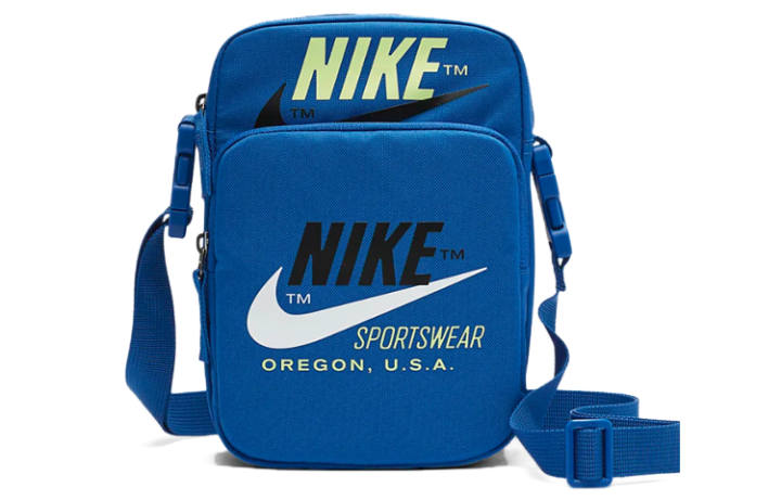 Nike Nike Polyester Shoulder Bag, Crossbody Bag Regular Unisex Royal Blue
