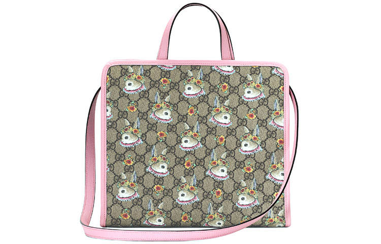 GUCCI GUCCI Yuko Higuchi Collaboration Canvas With Leather