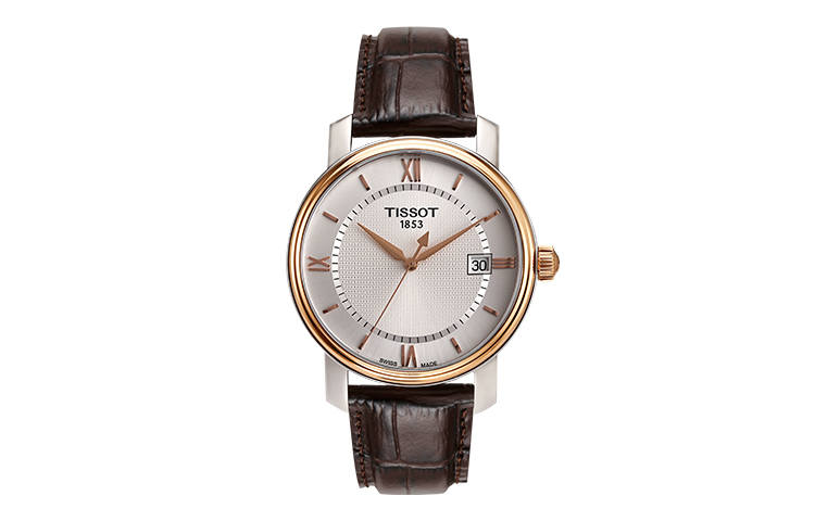 TISSOT Harbor Collection Quartz Movement 50m Waterproof Men's Watch 40mm White Dial Stainless Steel Case