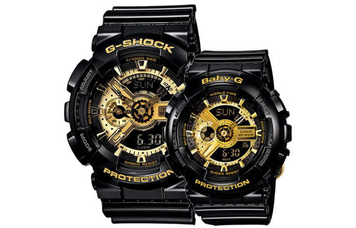 CASIO CASIO Unisex Pair Table Series Black Watch