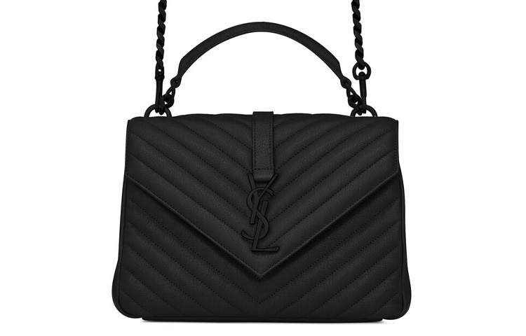 SAINT LAURENT Sheepskin Handbag, Shoulder Bag, Crossbody Bag Medium Women's Black